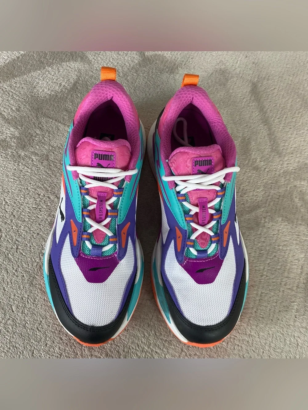 Puma RS Fast Hypnotize Womens Size 10 Pink White Running Shoes Athletic NEW